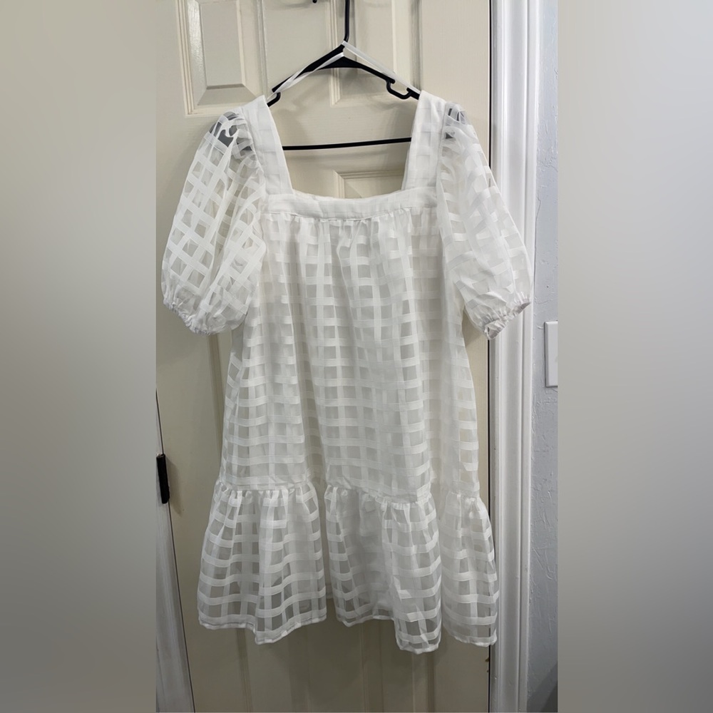 White boutique dress